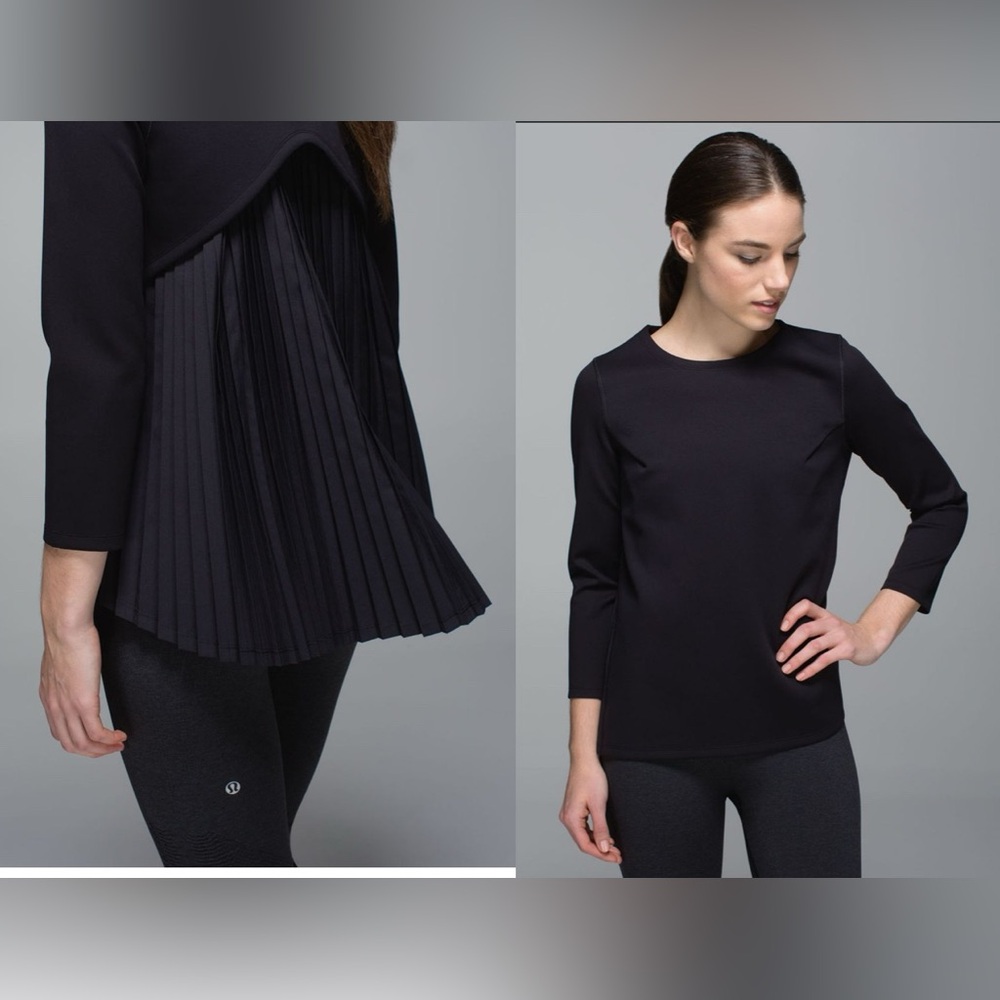 NWOT Pleat On Long Sleeve
